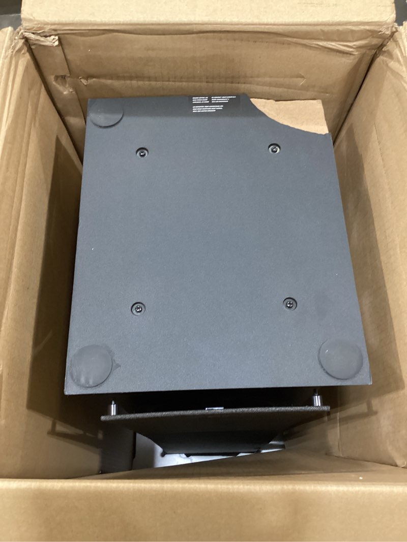 Condition photo showing As Is for polk monitor xt70 large tower speaker, home stereo speakers, hi-res audio, dolby atmos & dts:x compatible, 1" tweeter, (2) 6.5" balanced woofers, (2) 8" passive radiators (single, midnight black) large tower speaker (xt70)