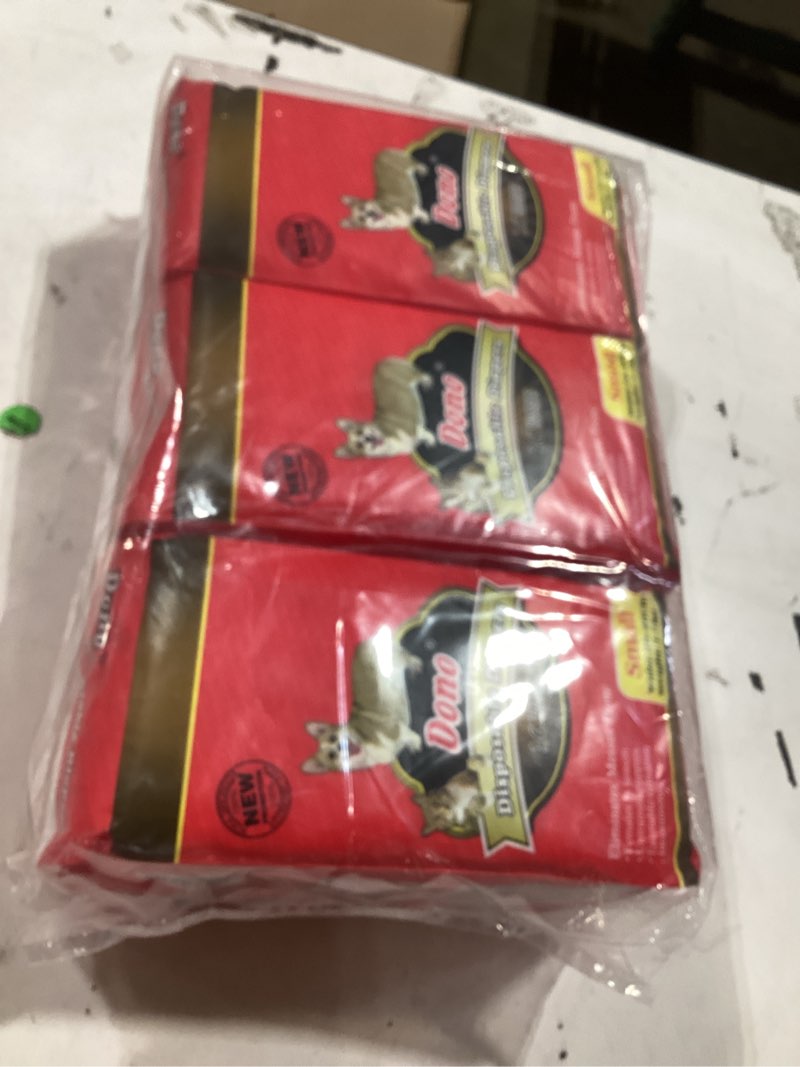 Condition photo showing New/Like New for dono disposable pet diapers female dogs super absorbent soft heating pee diapers liners xxs-m, puppy doggy diapers cats (small 48count)