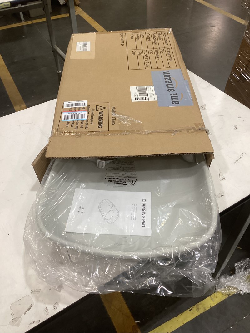 Condition photo showing Good Condition for baby changing pad, soft, lightweight and portable, waterproof and easy to clean, large eva cushion for comfort with height scale and anti slip bottom (grey without scale)