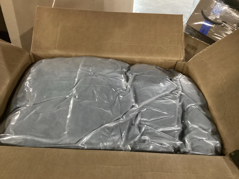 Condition photo showing Good Condition for higogogo headboard pillow king,ultra-soft wedge pillow with 2 cylindrical neck pillows,memory foam filling,back support pillows for bed sitting up, reading & working, removable cover, 76"x19.7" king bubble grey