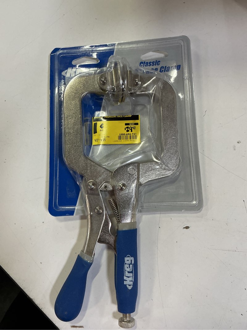 Condition photo showing New/Like New for kreg 1 in. face clamp 1 pk