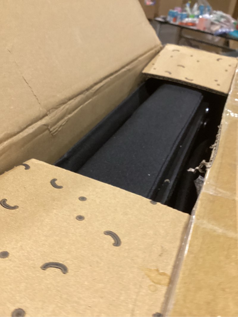 Condition photo showing Good Condition for VIVOHOME Height Adjustable High Back Stadium Seats with Back Support and Cushion, 2 Pack Portable Bleacher Chairs with Cup Holder and Shoulder Strap, Black Black 2