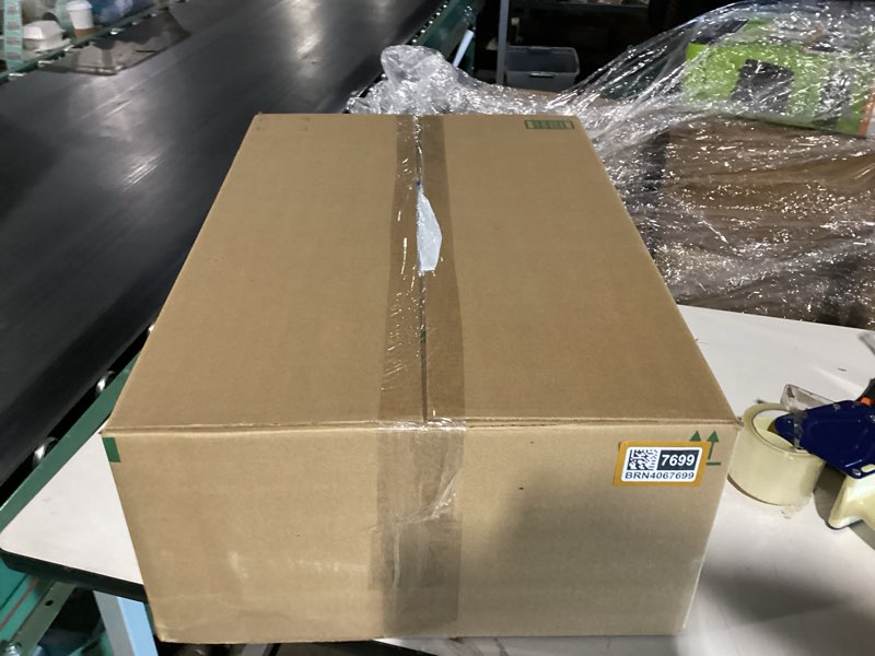 Condition photo showing As Is for grey queen size comforter