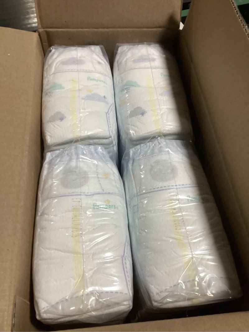 Condition photo showing New/Like New for Pampers ZZZ Overnight Diapers, Size 3 (16-28 lbs), 116 Count, Nighttime Protection Disposable Baby Diaper, Night Time Leak and Skin Protection Size 3 116