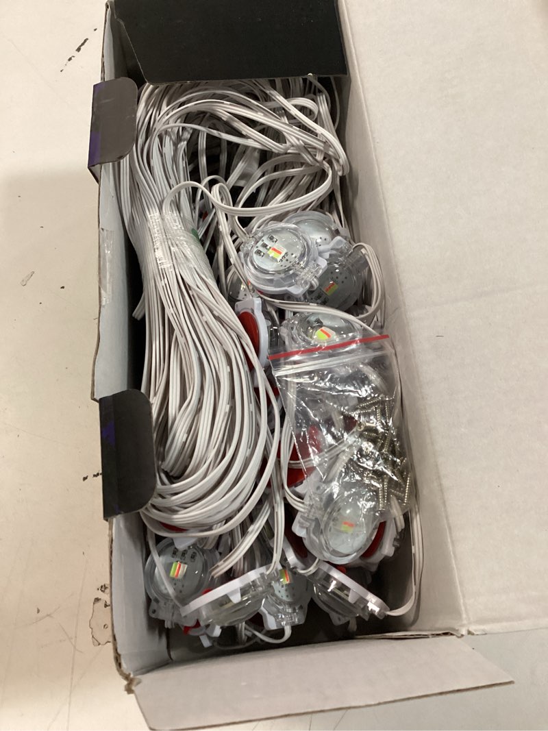 Condition photo showing Good Condition for 150FT Permanent Outdoor Lights Waterproof, Smart RGB Eaves Lights with App/Remote Control, DIY Scene Modes, LED Outdoor Lighting for Christmas Holidays Daily Party House Roof Lighting