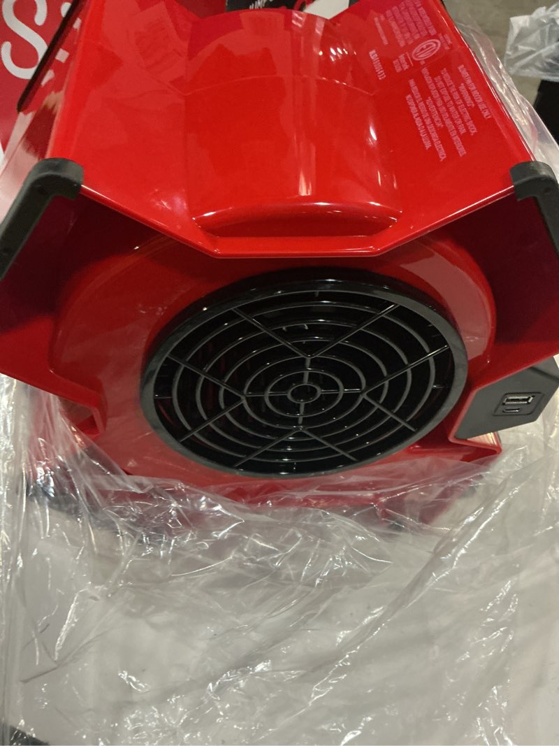Condition photo showing New/Like New for lasko x-blower 11" 3-speed high velocity, 1 outlet blower fan x12900