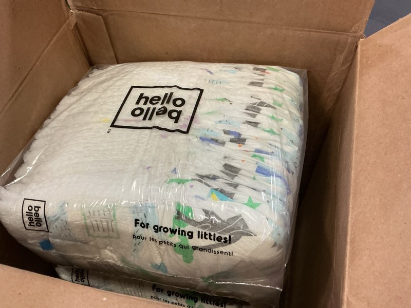 Condition photo showing New/Like New for hello bello training pants 4t-5t, bedtime stories and space travelers, 69ct box bedtime stories & space travelers 4t-5t (69 count)