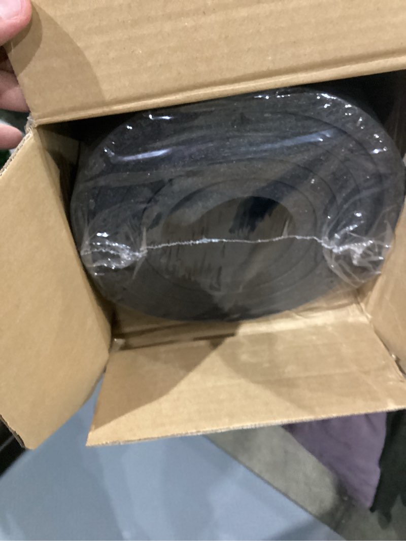 Condition photo showing New/Like New for Amazon Basics Extra Thick Exercise Yoga Mat with Carrying Strap Black 1/2 Inch