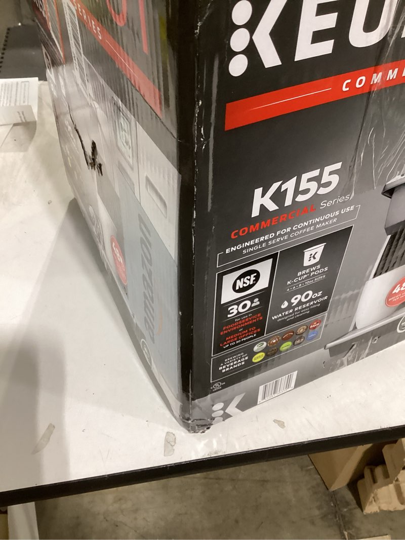 Condition photo showing Good Condition for Keurig K155 Office Pro Single Cup Commercial K-Cup Pod Coffee Maker, Silver