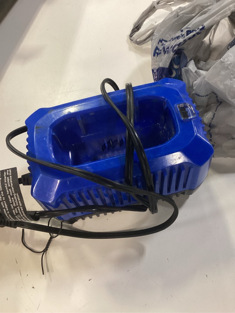 Condition photo showing As Is for replacement for kobalt 40v charger, compatible with kobalt 40v li-ion battery kb440-03 kb540c-06 kb640-03 kb240-06 kb640-06 kb245-06