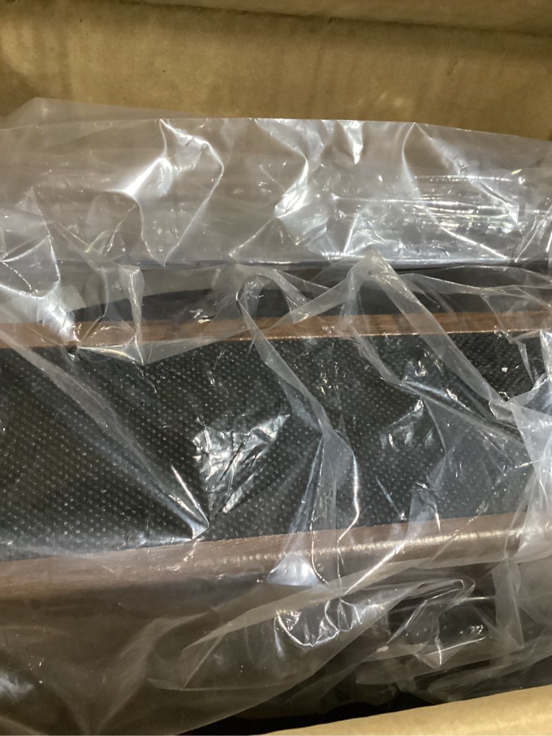 Condition photo showing New/Like New for LP&No.1 Record Player with Stereo Speakers, 3-Speed Belt-Drive Turntable for Vinyl Records with Wireless Playback and Auto-Stop,Walnut Wood