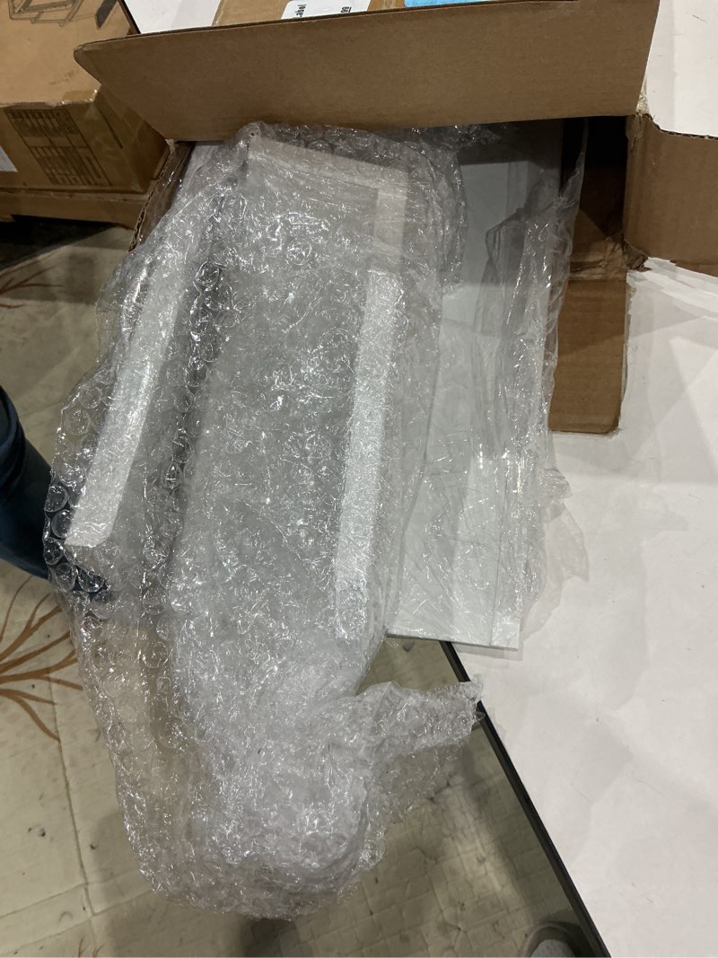 Condition photo showing Good Condition for tandefio 4 ft baseboard heater cover with left and right end caps galvanized steel slip on baseboard heater cover with large small hole for hydronic radiator electric replacing old covers 4 ft half hole style
