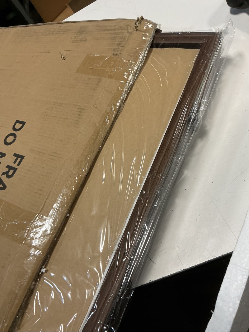 Condition photo showing Good Condition for Jinchuan Jersey Frame Display Case Shadow Box Lockable with UV Protection for Baseball Basketball Football Soccer Hockey Sport Shirt Standard Jersey - Walnut Case 1 Pack