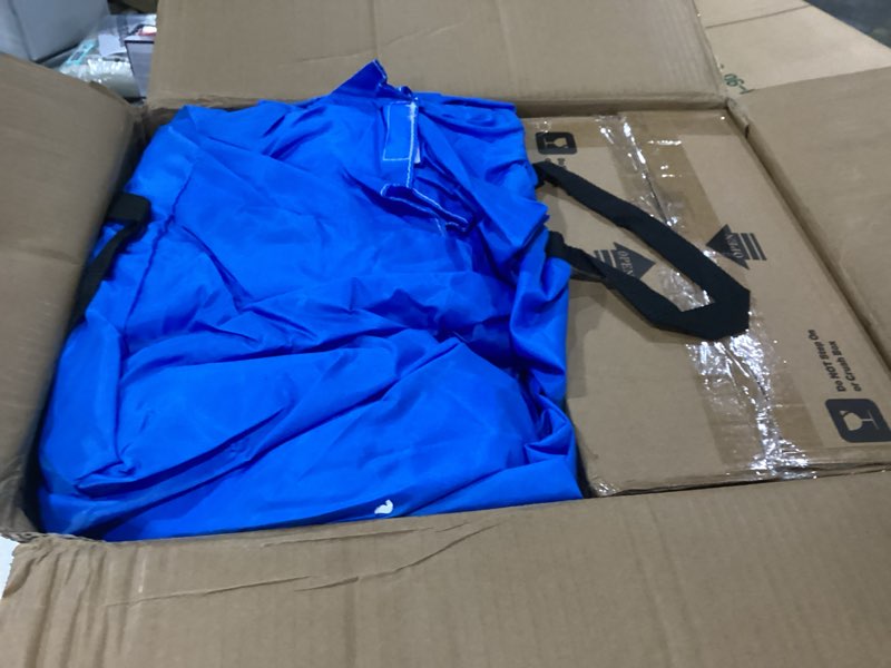 Condition photo showing New/Like New for Culaluva Inflatable Bounce House: 4 in 1 Bouncy Castle with Ball Pit & Slide for Kids Age 3-6 with 370 Watt Blower and Storage Bag for Indoor Outdoor Play Oxford Cloth Air Balloon