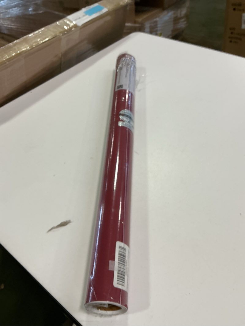 Condition photo showing Good Condition for ROSEROSA Peel and Stick PVC Solid Self-Adhesive Wallpaper Covering Counter Top Shelf Liner Red Wine (SL528 : 2.00 Feet X 6.56 Feet)