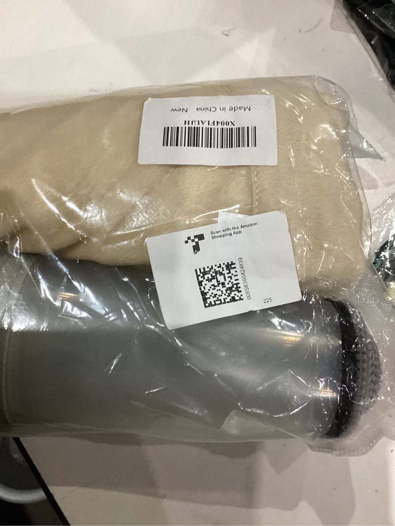 Condition photo showing As Is for Dog Cone Collar with Enhanced Anti-Licking, Inflatable Dog Cone After Surgery, Adjustable Size with Soft Padding for Small Medium Large Dogs - Pale Yellow/XL Pale Yellow XL
