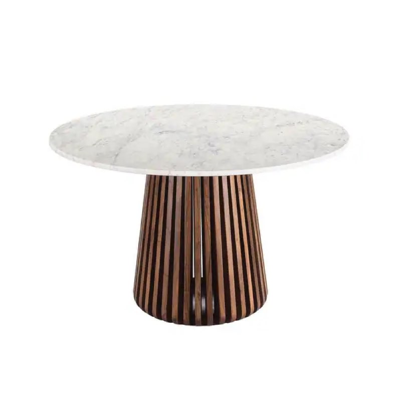Incomplete box 1 only)Tera Round Marble Dining Table