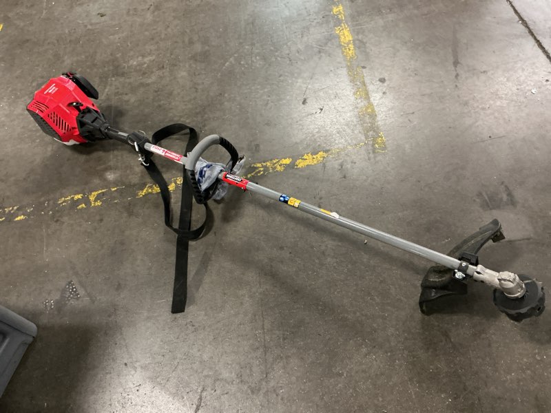 Condition photo showing As Is for craftsman ws4200 30-cc 4-cycle 17-in straight shaft attachment capable gas string trimmer edger conversion capable