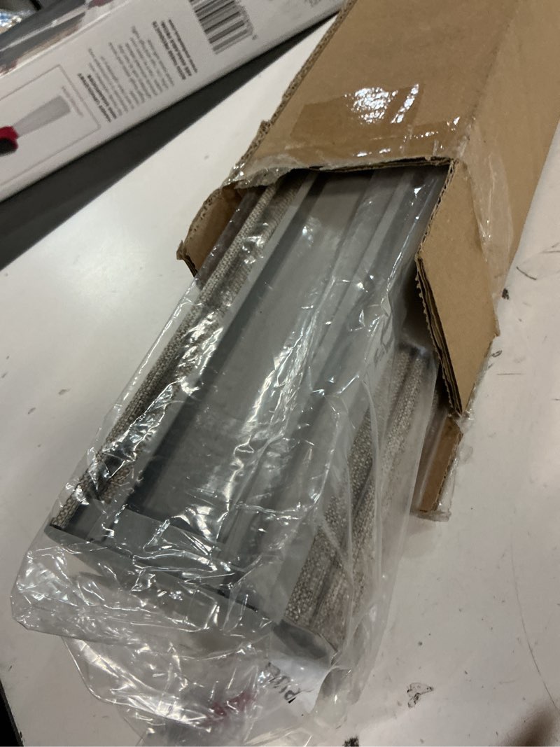 Condition photo showing Good Condition for persilux light filtering roller shades for window blinds,cordless,linen fabric,thermal insulated fabric uv protection shades for home,office,bedroom,door,light filtering-light brown,32" w x 72" h 32"w x 72"h light filtering-light brown