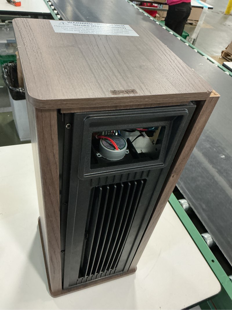 Condition photo showing As Is for Utilitech 1500 Watt Infrared Tower Indoor Electric Space Heater w Thermostat