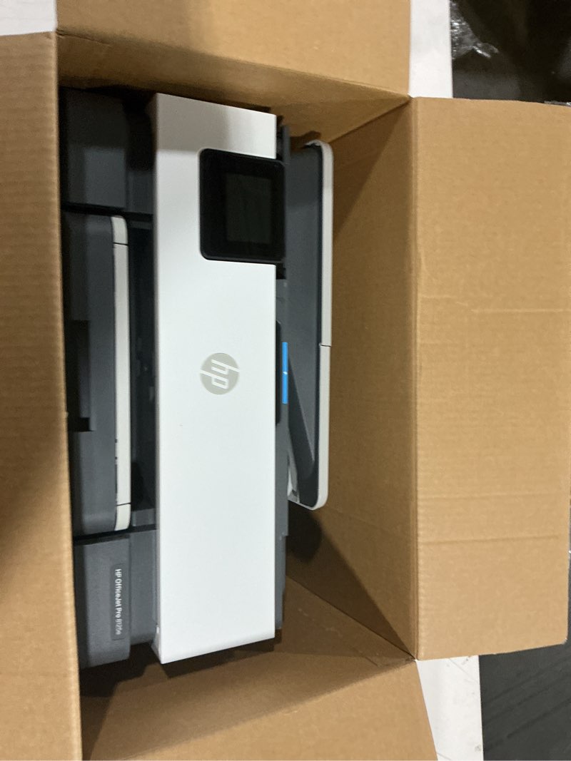 Condition photo showing As Is for hp officejet pro 8125e wireless all-in-one color inkjet printer, print, scan, copy, adf, duplex printing best-for-home office, 3 month instant ink trial included, ai-enabled (405t6a)