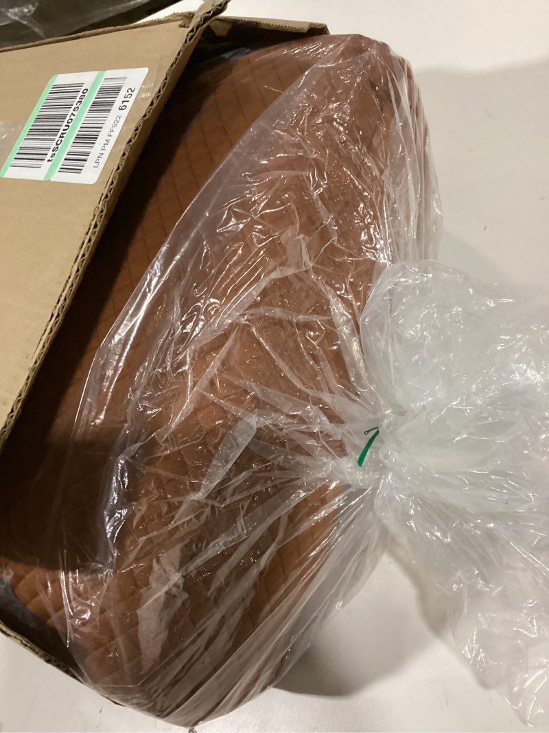 Condition photo showing Good Condition for HOMBYS Lumbar Support Pillow for Recliner Chair, Memory Foam Back Support Cushion for Elderly,Extra Large Lumbar Support Pillow,Thick Backrest for Home Reading (Coffee, 20“x13.5"x5") Coffee 20“x13.5"x5"