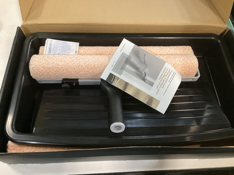 Condition photo showing Good Condition for ROLLINGDOG 5PC 18 Inch Paint Roller Kit -18 Paint Tray, Wide Paint Roller 18 Inch Kit, Microfiber Roller Sleeves(Pack of 3) 18 Inch Paint Roller Kit With Tray