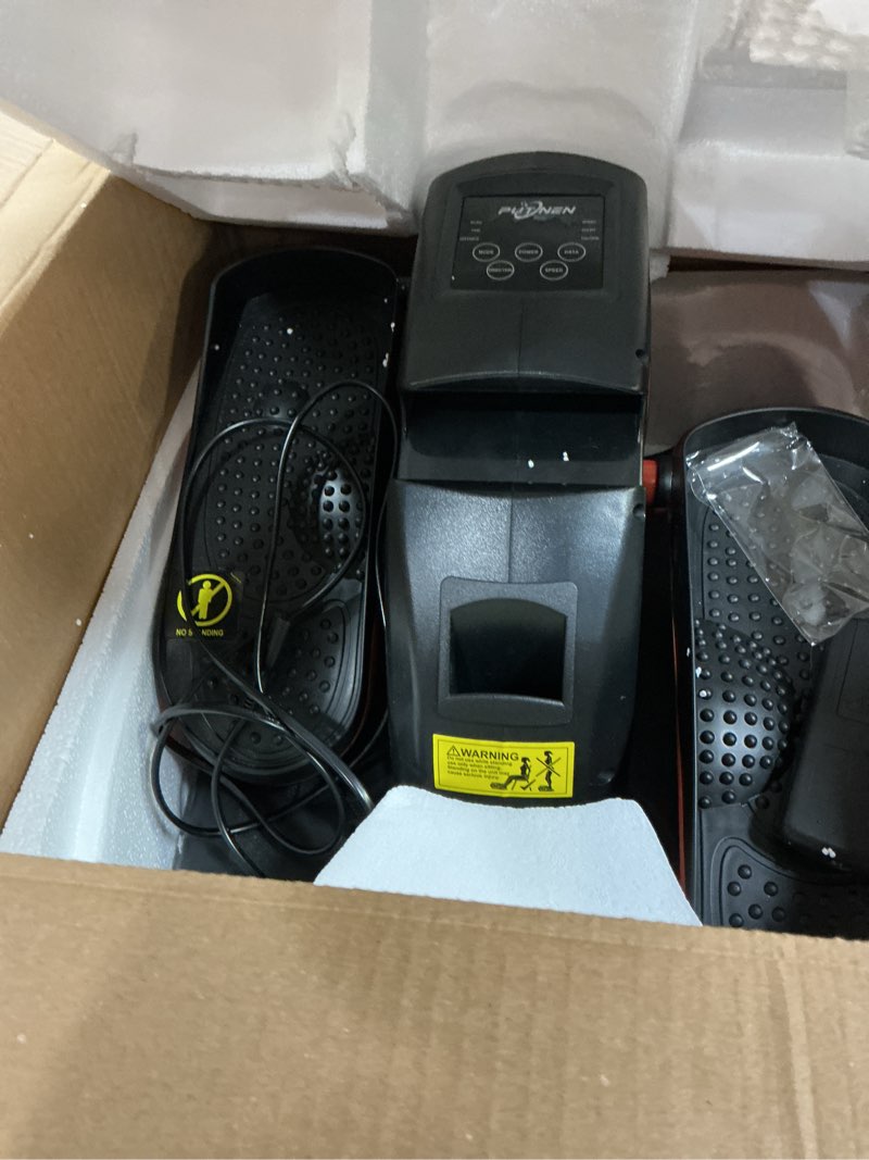 Condition photo showing Good Condition for under desk elliptical machine, electric elliptical leg exerciser for seniors with 12 adjustable, portable quiet elliptical exercise machine, seated pedal exerciser with remote control
