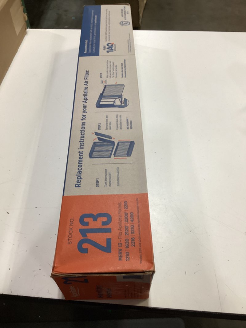 Condition photo showing New/Like New for genuine aprilaire 213 replacement filter for aprilaire whole-house air purifiers - merv 13, healthy home allergy, 20x25x4 air filter (pack of 1)