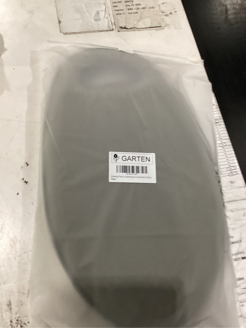 Condition photo showing New/Like New for comfortable kneeling pad for scrubbing floors, gardening & construction - kneeling - multi-use and light neoprene fabric - memory foam - color grey - stylish and unique design