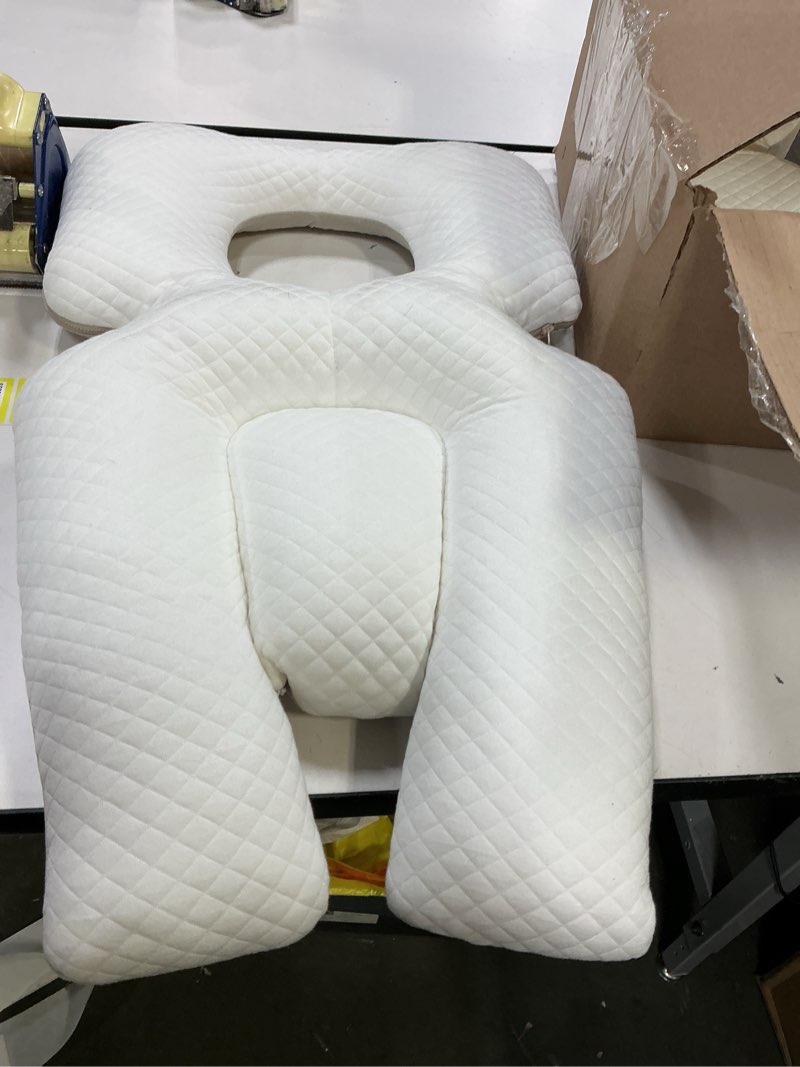 Daneey Face Down Pillow for Sleeping After Surgery – Prone Recovery Pillow with Breathing Hole for Bed, Eye, Retina, Nose Surgery, Massage or BBL Recovery