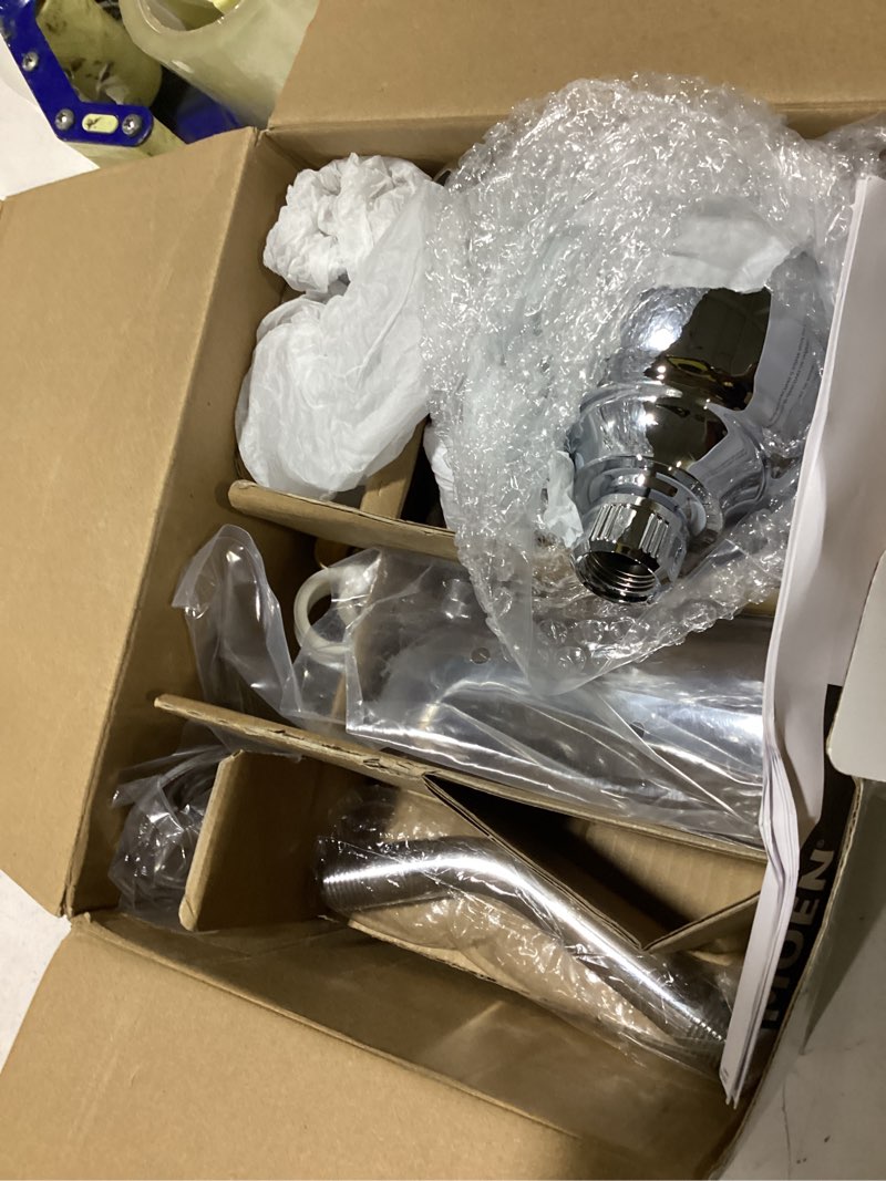 Condition photo showing Good Condition for adler 2-handle 1-spray tub and shower faucet in chrome (valve included)