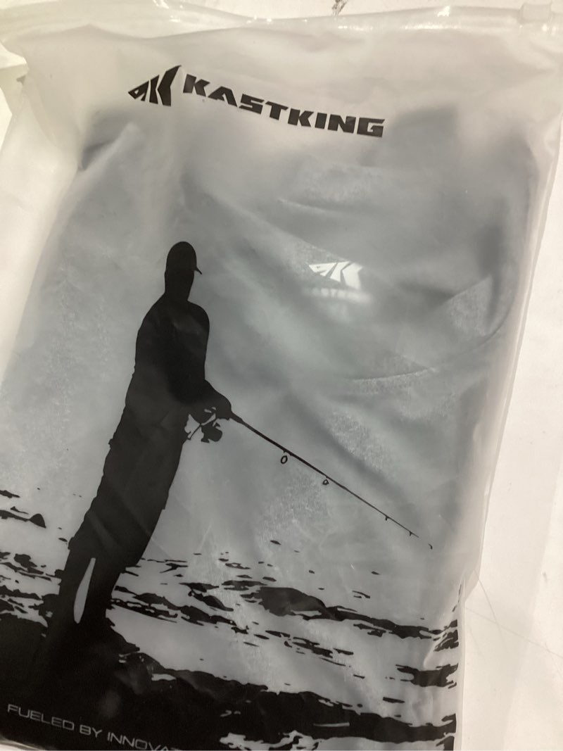 Condition photo showing Good Condition for KastKing UPF 50 Fishing Shirts for Men, Long Sleeve Fishing Hiking Shirt, Breathable Moisture Wicking, Sun Shirts for Men Small C:heather Gray