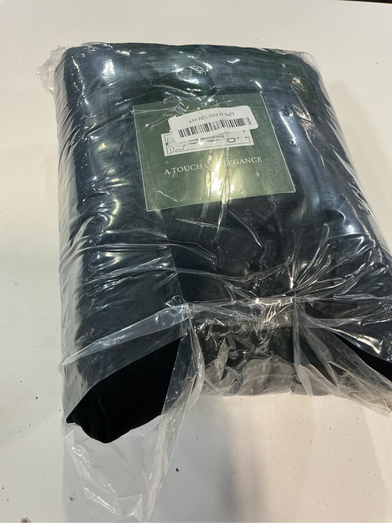 Condition photo showing Good Condition for stangh black velvet curtains - premium blackout drapes for bedroom, heavy soft curtains with light b