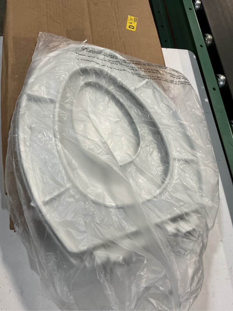 Condition photo showing Good Condition for little2big toilet seat with built-in toddler potty training seat, slow close, easy to install, made in usa, elongated, white