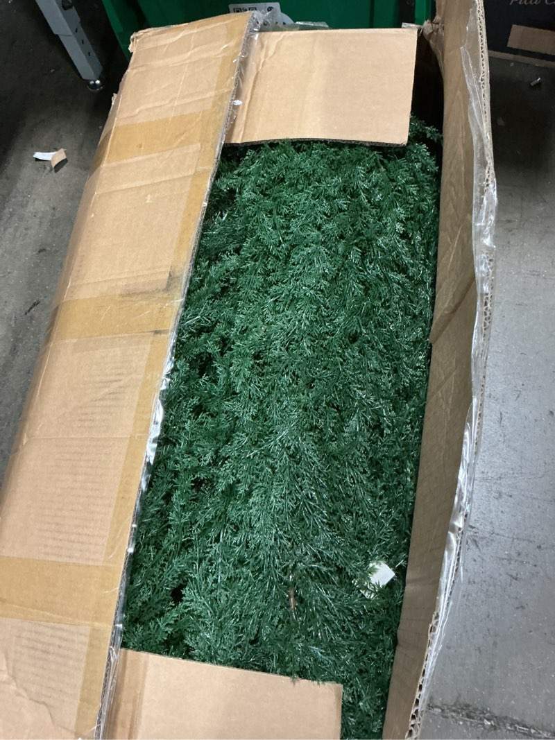 Condition photo showing Good Condition for 6ft artificial cedar topiary trees set of 2, large fake tree uv resistant plants for outdoors, faux 