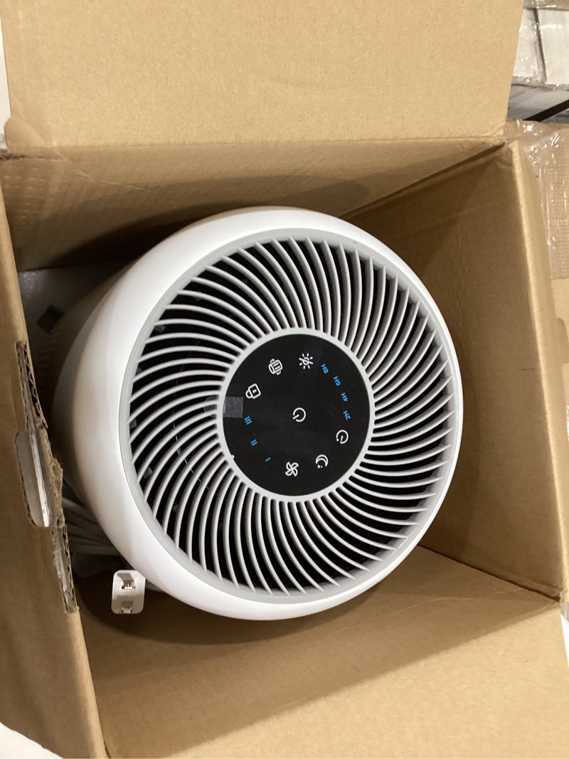 Condition photo showing As Is for LEVOIT Air Purifier for Home Allergens Pet Hair in Bedroom, Covers Up to 1073 ft² by 56W High Torque Motor, AHAM VERIFIDE, 3-in-1 Filter with HEPA Sleep Mode, Remove Dust Smoke Odor, Core300-P, White White Core 300-P 1Pack