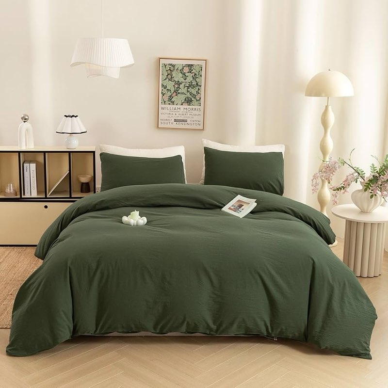 ECOCOTT Duvet Cover Queen Si...y Bedding Set for All Season: New MADE IN CHINA