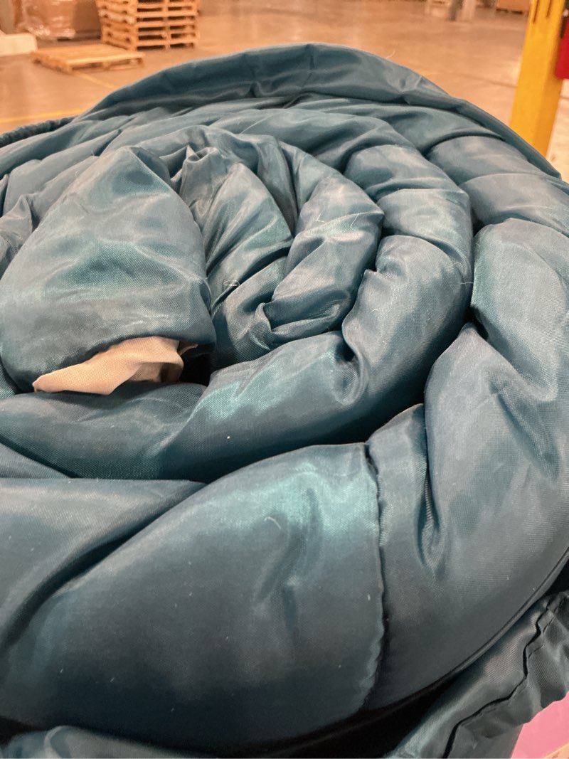 Condition photo showing Good Condition for ozark trail 35-degree cool weather rectangular sleeping bag, blue, 33"x77"