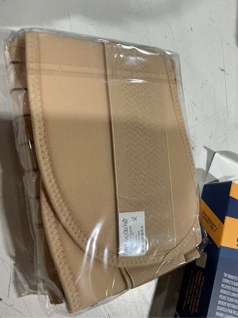 Condition photo showing Good Condition for chongerfei maternity belt pregnancy belly band 3 in 1 maternity support belt for pregnant back/pelvic/hip pain, maternity band belly support for pregnancy (black, xl) black xl:fit ab 46"-57.2