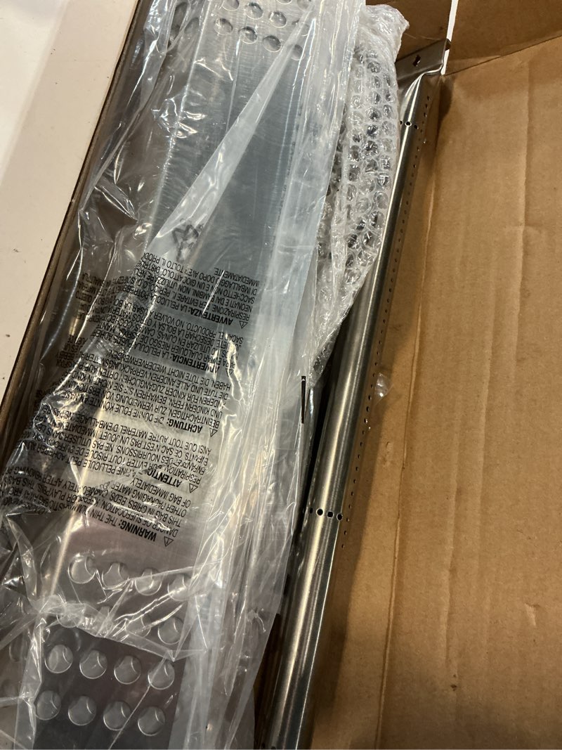 Condition photo showing Good Condition for hisencn grill replacement parts for charbroil commercial 4 burner 463241113, 463449914, 463250811, 463251012, 463241413, gas grills, pipe burner tube, heat plate tent shield and crossover tube