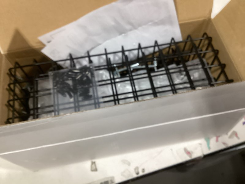 Condition photo showing Good Condition for Peg Board Accessories Kit,Pegboard Hooks Assortment with Bins,Cups,Wire Baskets,Paper Towel Holder Can be Used for Pegboard Garage Workbench Craft Room Organizing Tools (Transparent Cup+Box)