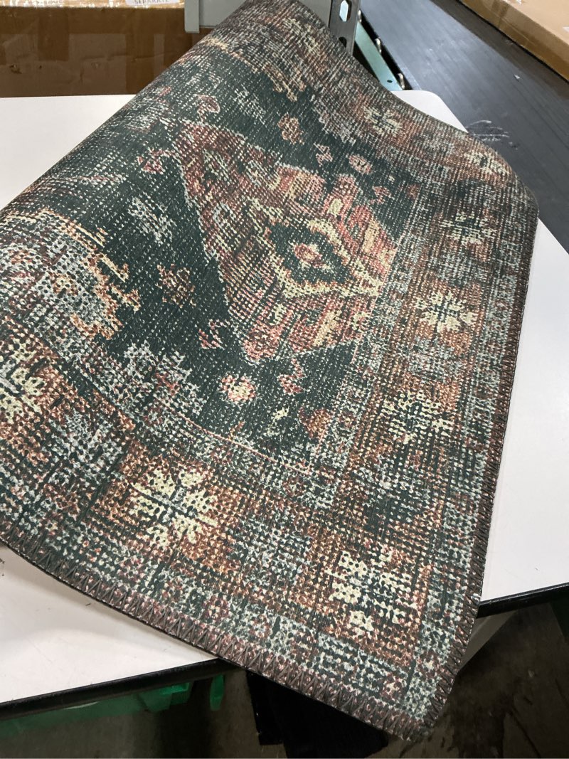 Condition photo showing As Is for Loloi Skye Collection SKY-10 Sea/Rust 9'-0\" x 12'-0\" Area Rug