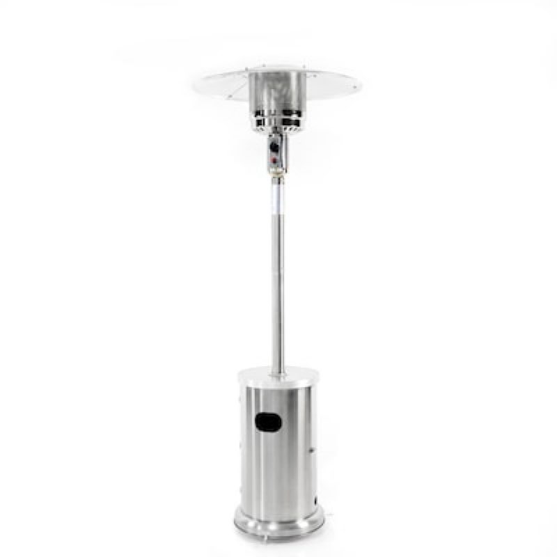 master forge 48000 -btu stainless steel stainless steel floorstanding liquid propane patio heater