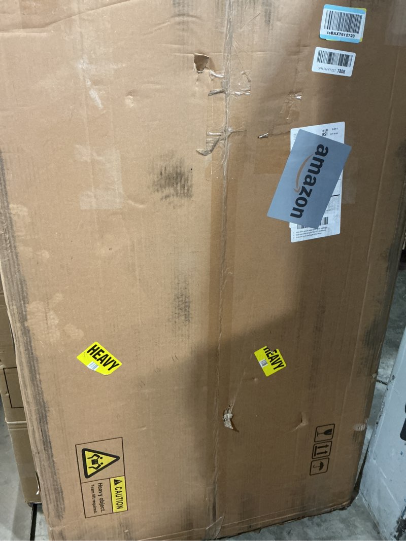 Condition photo showing Good Condition for Amazon Basics Portable, Foldable Metal Wire Dog Crate with Removable Tray, Divider Panel, Easy to Assemble, for Large Dogs, 48 x 30 x 32.5 in, Black 48 x 30 x 32.5 in Single Door w/ Divider