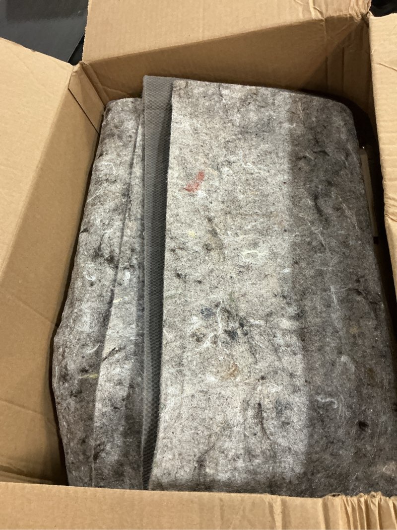 Condition photo showing Good Condition for mohawk home 3' x 5' non slip rug pad gripper 1/4 thick dual surface felt + rubber gripper - safe for all floors 1/4 inch dual surface rug pad 3' x 5' (rectangular)