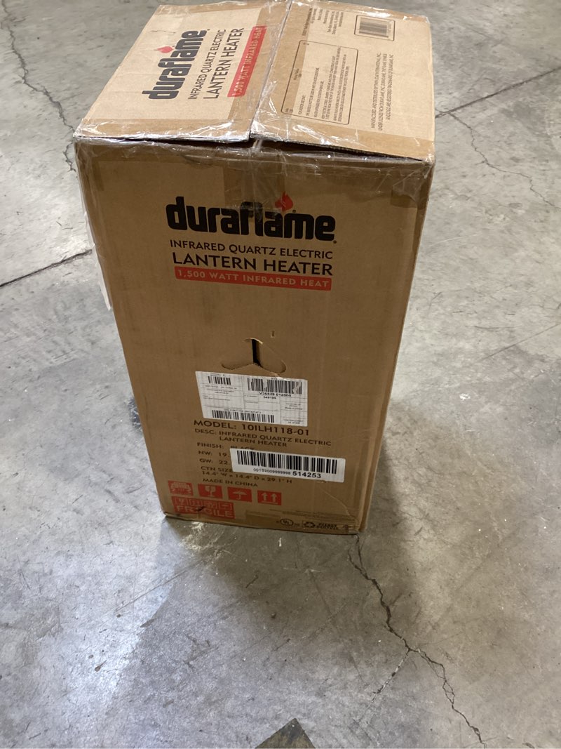 Condition photo showing Good Condition for Duraflame Up to 1500-Watt Infrared Compact Personal Indoor Electric Space Heater with Remote Included