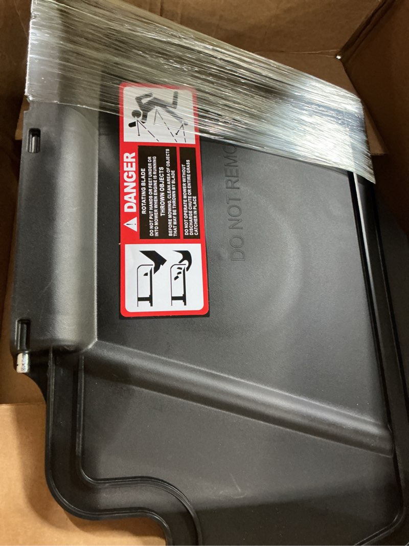 Condition photo showing Good Condition for braveboy deck discharge chute compatible with john deere 48" 54" decks 1025r 2025r gx325 z425 z445 - w/installation screws, springs, etc