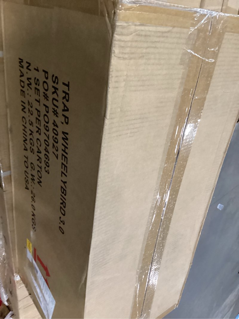 Condition photo showing New/Like New for Champion Range and Target WheelyBird 3.0 Auto-Feed Trap - 60 Clay Stack, Quick-Throw Motor, 70 Yards Distance, Ultra-Wide Tires & Wireless Remote Compatible