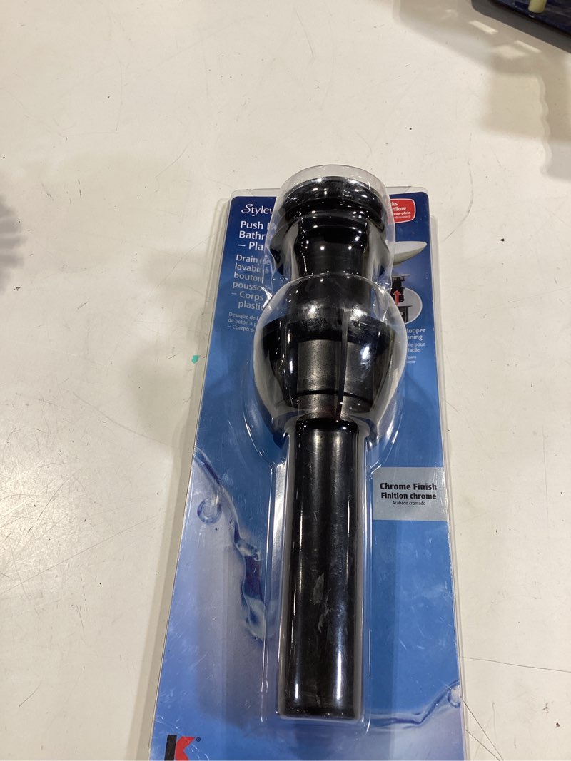 Condition photo showing Good Condition for keeney chrome bathroom decorative sink drain
